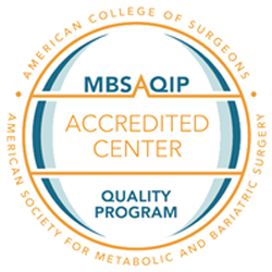 MBSAQIP Accredited Center seal